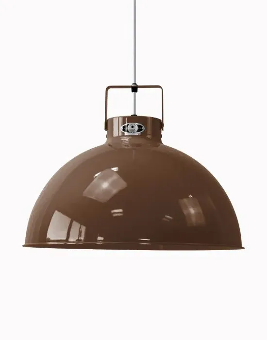 Medium Pendant Light - Chocolate, Aluminium