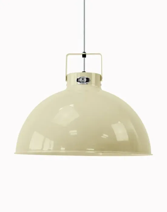 Medium Pendant Light - Ivory, Aluminium