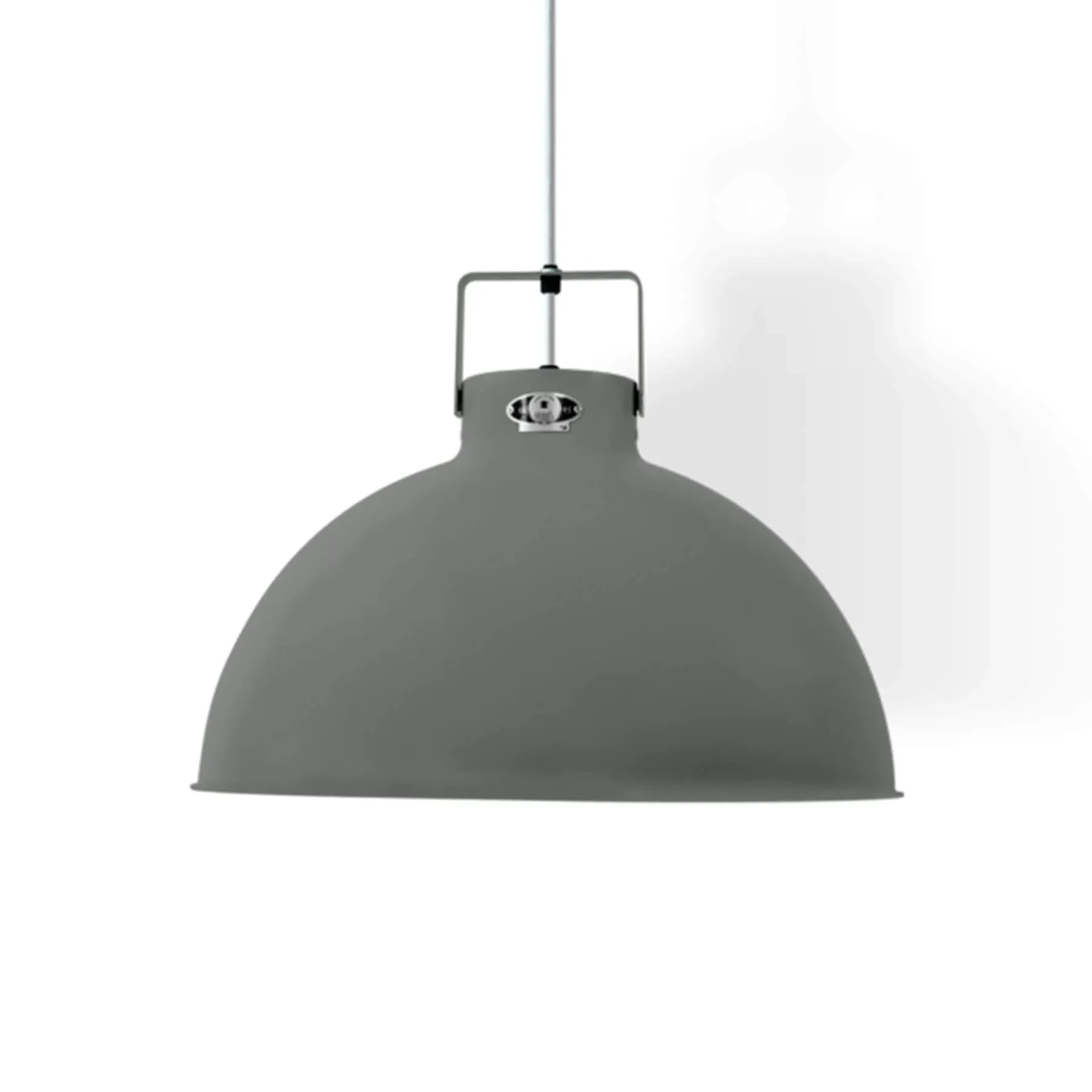 Medium Pendant Light - Mouse Grey, Aluminium
