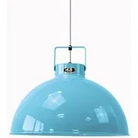 Medium Pendant Light - Pastel Blue, Aluminium