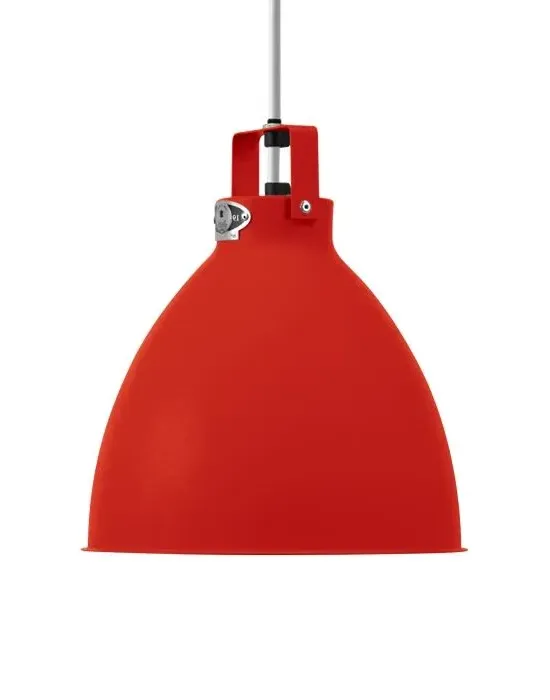 Medium Pendant Light - Red, Aluminium