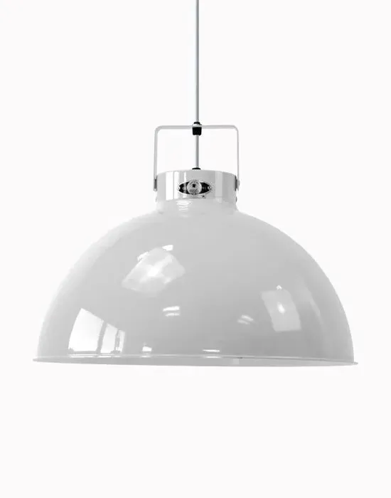 Medium Pendant Light - Silver Grey, Aluminium