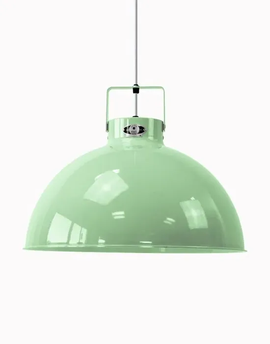 Medium Pendant Light - Water Green, Aluminium