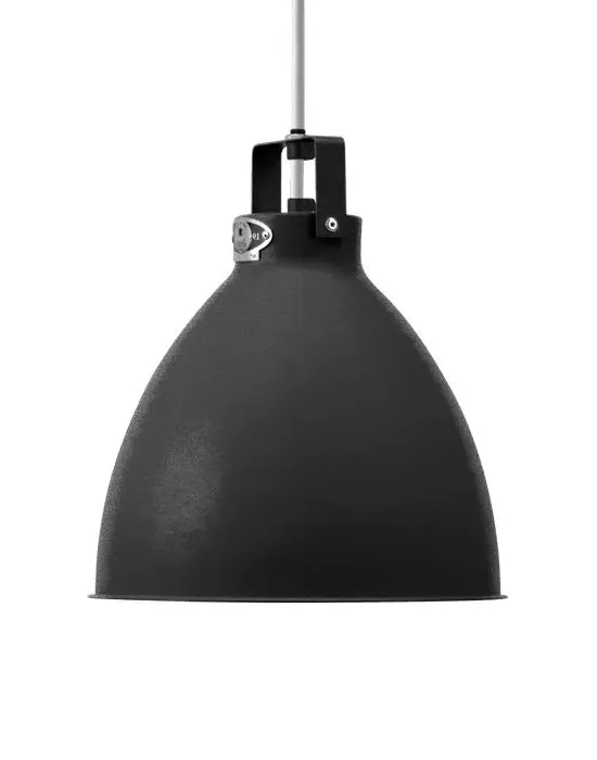 Medium Pendant Light with Adjustable Shade - Black