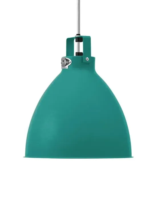 Medium Pendant Light with Adjustable Shade - Blue