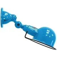 Signal Flush Wall Light - Light Blue, Gloss