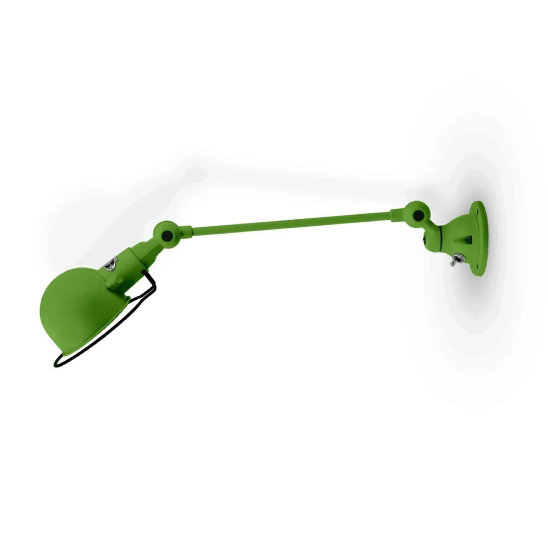Signal One Arm Adjustable Wall Light - Apple Green, Aluminium image