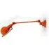 Signal One Arm Adjustable Wall Light - Orange, Matt