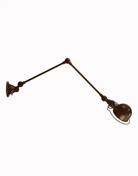 Signal Two Arm Adjustable Wall Light - Copper, Gloss