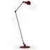 Signal Two Arm Floor Lamp - Burgundy, Aluminium
