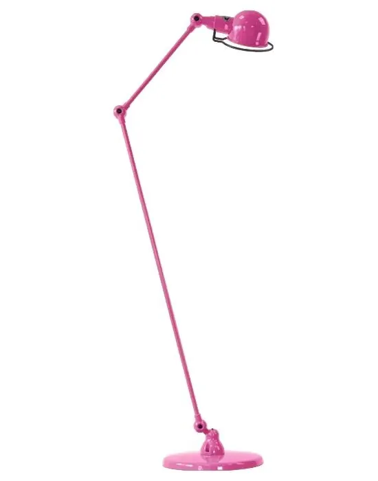 Signal Two Arm Floor Lamp - Pink, Gloss image