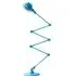 Six Arm Floor Lamp - Light Blue, Aluminium