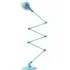 Six Arm Floor Lamp - Pastel Blue, Aluminium