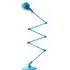 Six Arm Floor Lamp with Adjustable Arms - Blue