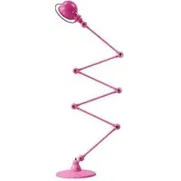 Six Arm Floor Lamp with Adjustable Heads - Pink