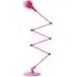 Six Arm Floor Lamp with Adjustable Heads - Pink