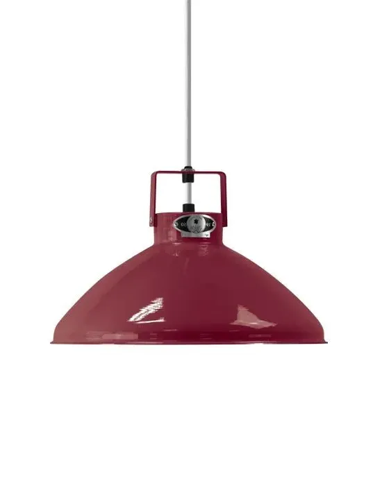 Small Pendant Light Adjustable - Burgundy, Aluminum image
