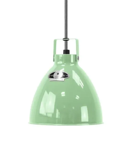 Small Pendant Light Adjustable - Green, Aluminium