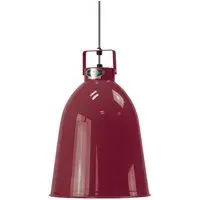 Small Pendant Light - Burgundy, Aluminium