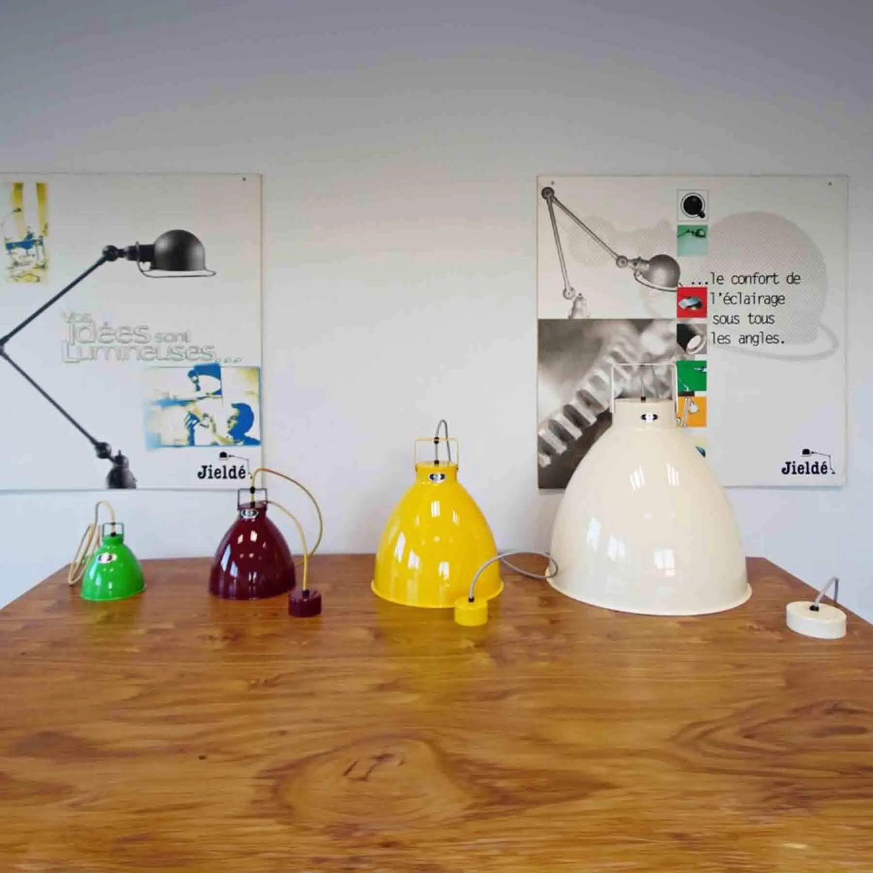 Small Pendant Light - Olive, Aluminium