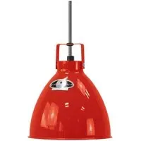 Small Pendant Light - Red, Aluminium