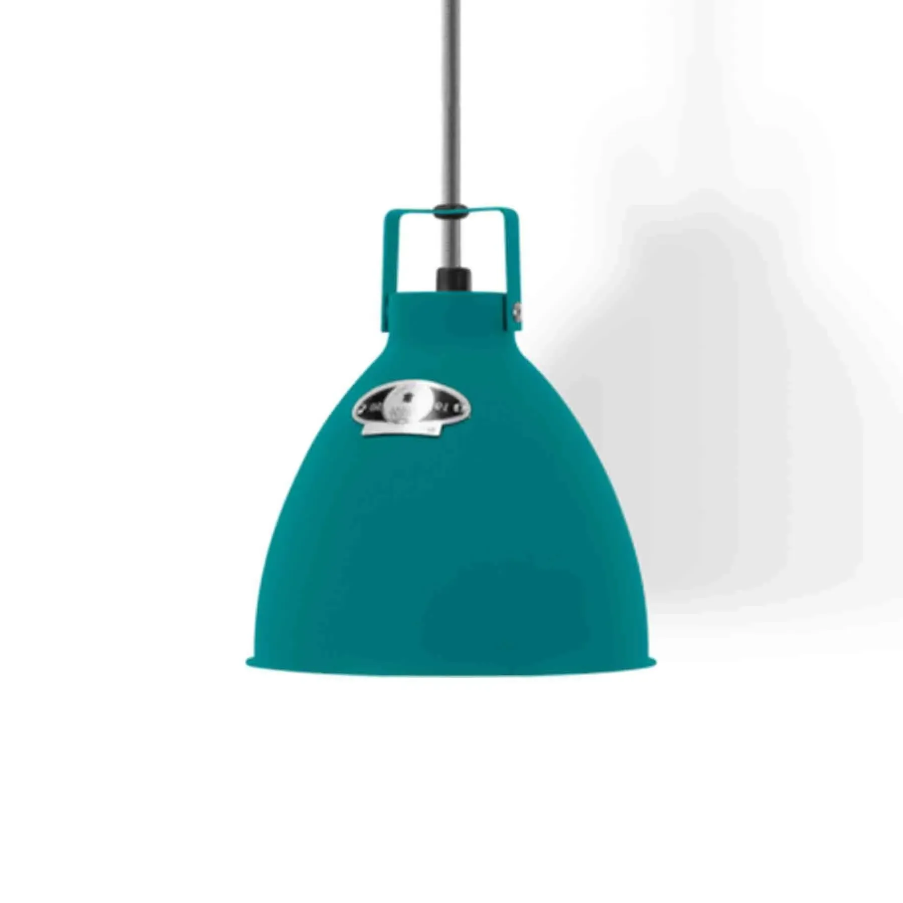 Small Pendant Light with Adjustable Shade - Blue