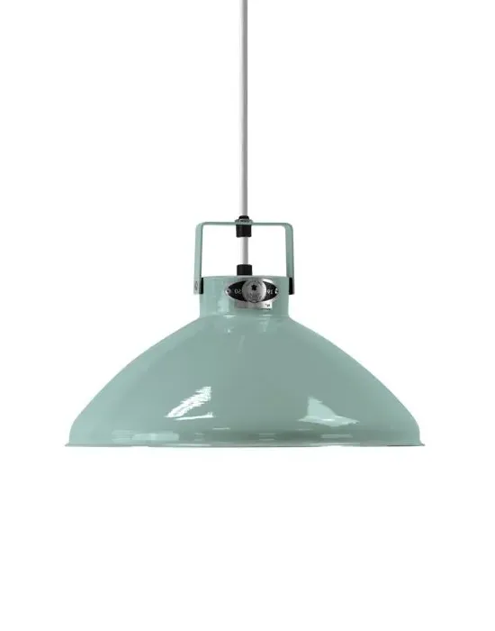 Small Pendant Light with Adjustable Shade - Green