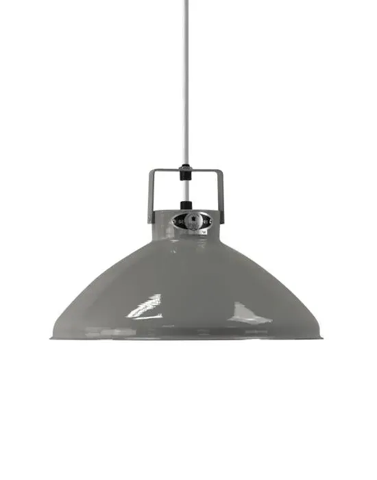 Small Pendant Light with Adjustable Shade - Green