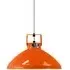 Small Pendant Light with Adjustable Shade - Orange