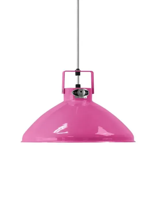 Small Pendant Light with Adjustable Shade - Pink