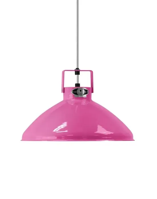 Small Pendant Light with Adjustable Shade - Pink image