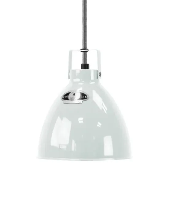 Small Pendant Light with Adjustable Shade - White