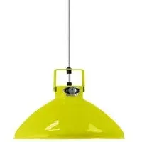 Small Pendant Light with Adjustable Shade - Yellow