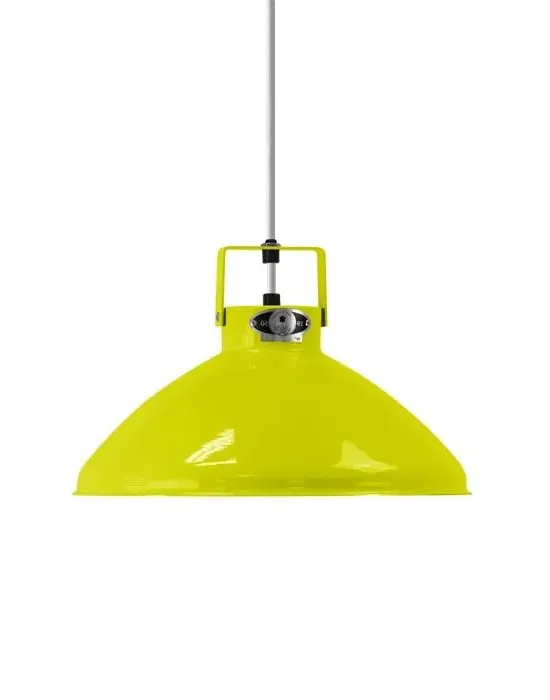 Small Pendant Light with Adjustable Shade - Yellow