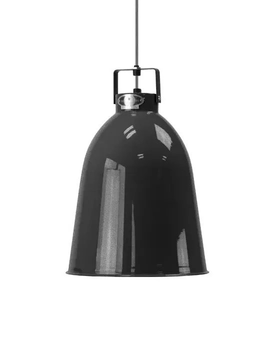 Small Pendant Light with Dimmer - Black, Aluminium image