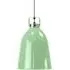 Small Pendant Light with Dimmer - Green, Aluminium
