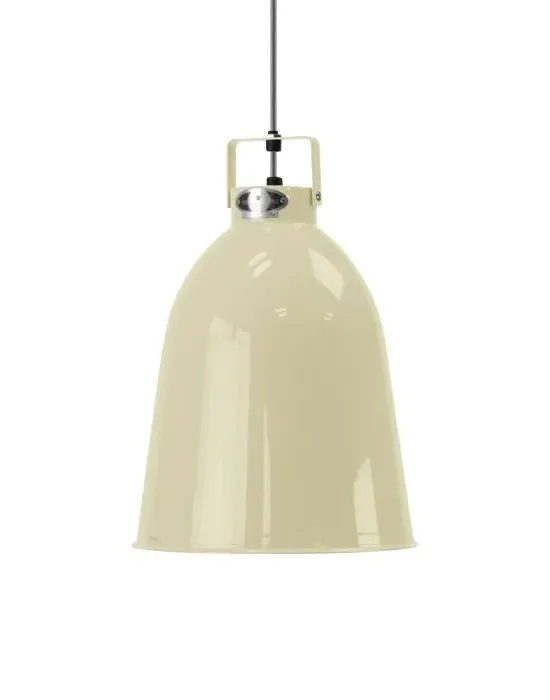 Small Pendant Light with Dimmer - Ivory, Aluminium