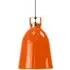 Small Pendant Light with Dimmer - Orange, Aluminium