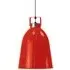 Small Pendant Light with Dimmer - Red, Aluminium