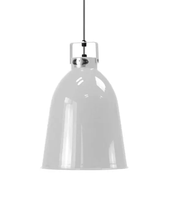Small Pendant Light with Dimmer - Silver, Aluminium