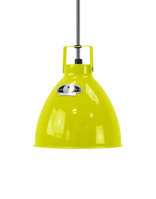Small Pendant Light - Yellow, Aluminium