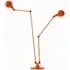Twin Floor Lamp - Orange, Steel