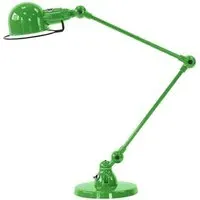 Two Arm Desk Lamp Adjustable - Green, Metal