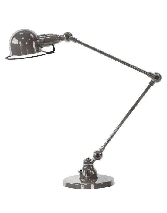 Two Arm Desk Lamp Adjustable - Steel, Metal