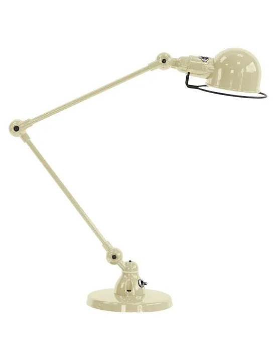 Two Arm Desk Lamp - Ivory, Aluminium image