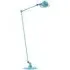 Two Arm Floor Lamp with Adjustable Head - Blue