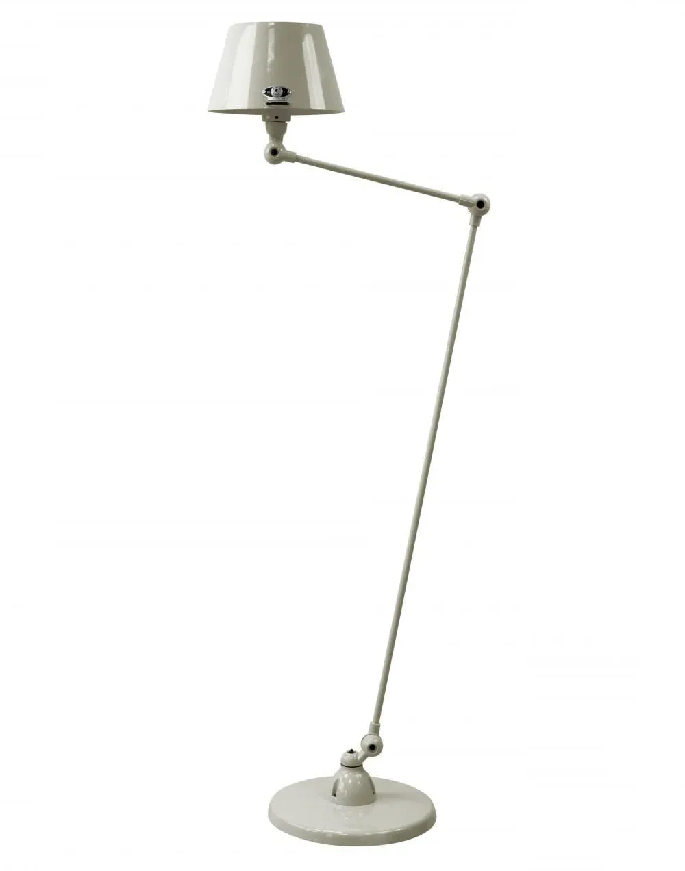 Two Arm Floor Lamp with Adjusters - Black, Metal