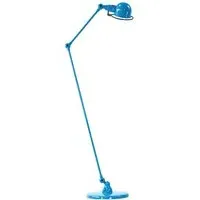 Two Arm Floor Lamp with Adjusters - Blue, Steel