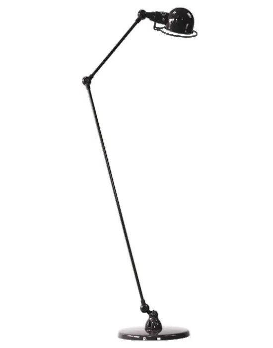 Two Arm Floor Lamp with Adjusters - Blue, Steel