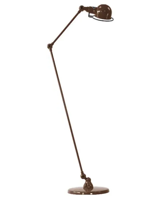 Two Arm Floor Lamp with Adjusters - Chocolate image